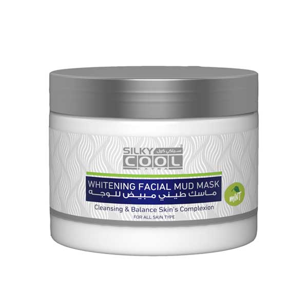 SILKY COOL Whitening Facial Mud Mask (With Mint) 350ml