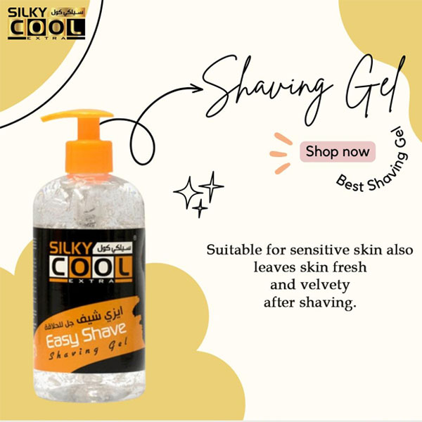 Silky Cool Easy Shaving Gel – 500ml