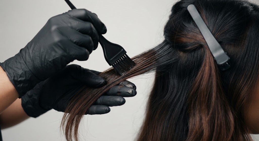 Professional hair color at home, done right: the real KEUNE Tinta Color technique, developer volume, timing, and aftercare — not just box-dye instructions.