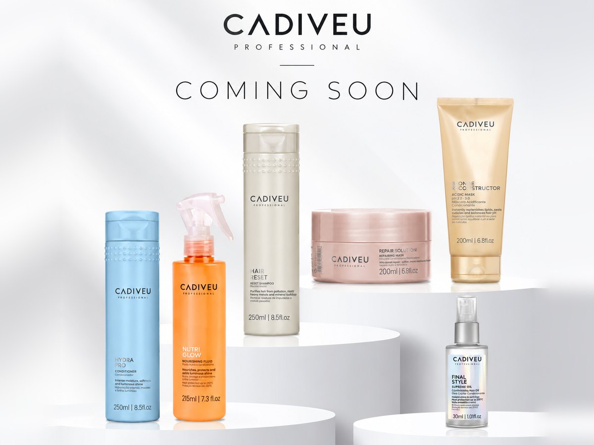 Cadiveu Professional hair care range, coming soon to Timeless BD