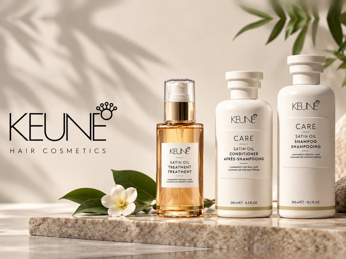 KEUNE Care Satin Oil treatment, conditioner and shampoo